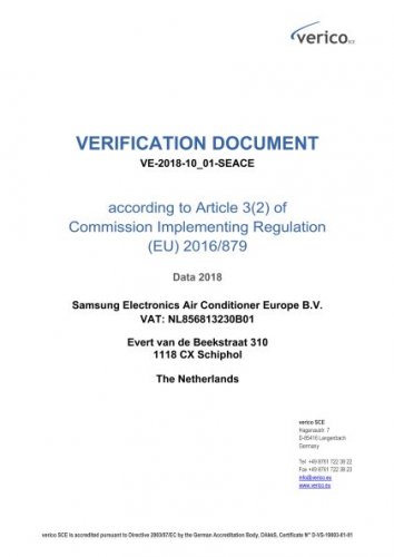 Verification Document Samsung